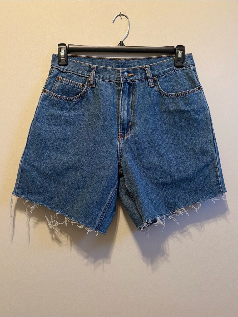 VTG 90s Classic Blue Denim Cutoff Shorts - Women's